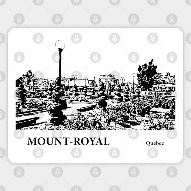 Mont-Royal Québec Magnet by Lakeric